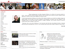 Tablet Screenshot of paroisseblanzay.fr